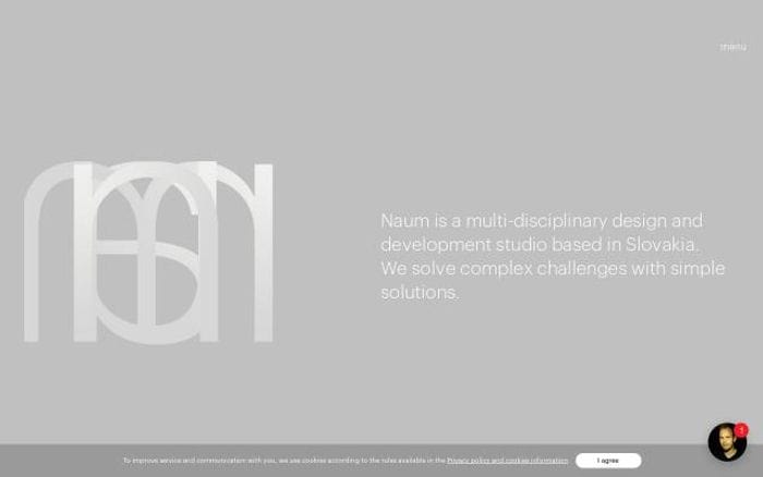 Naum website preview