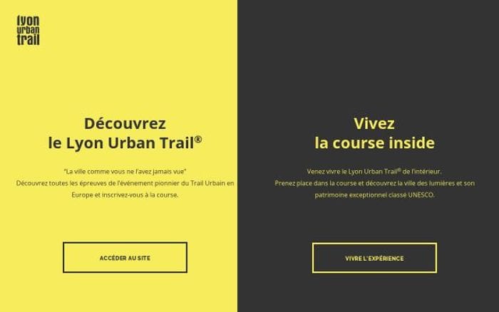 Lyonurbantrail website preview