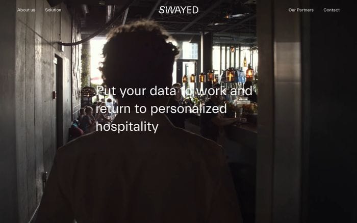 Swayed website preview