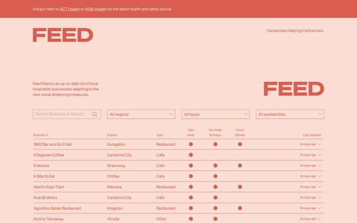 Feed Feed website preview