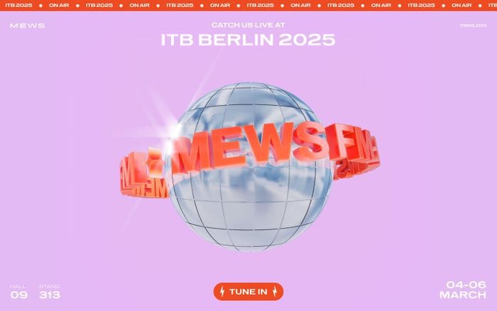 Mews FM website preview