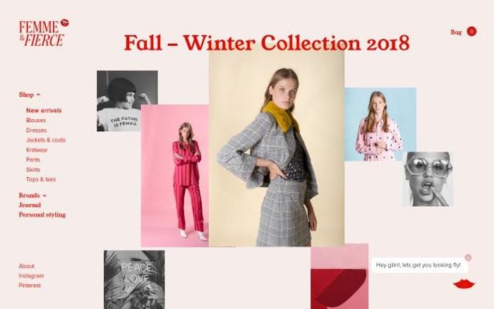 Femmeandfierce website preview