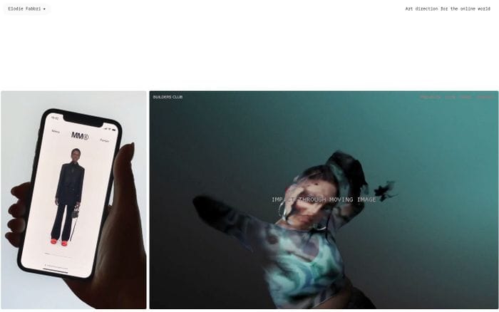 Elodie Fabbri website preview