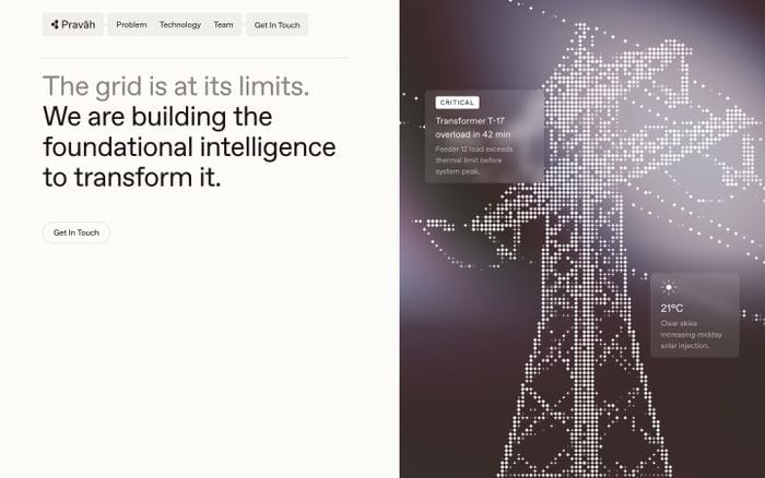 Pravah website preview