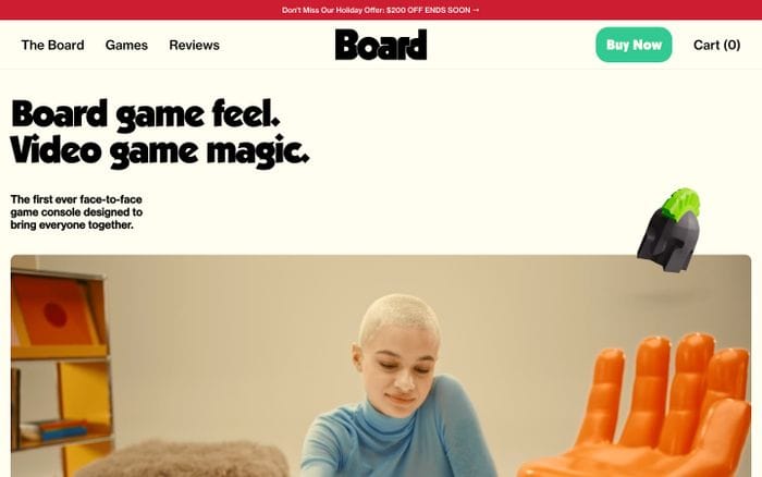 Board website preview