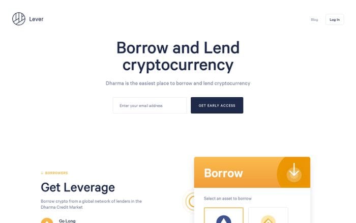 Dharma Lever website preview