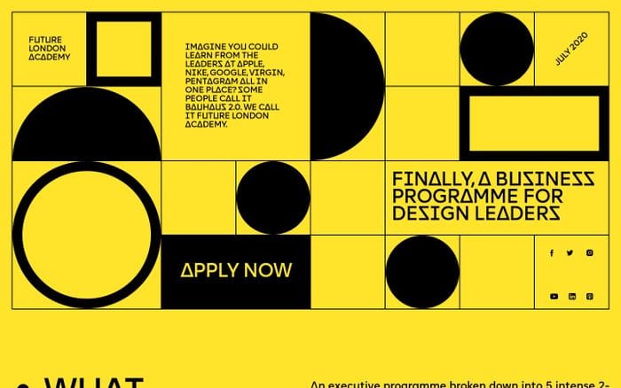 Future London Academy website preview