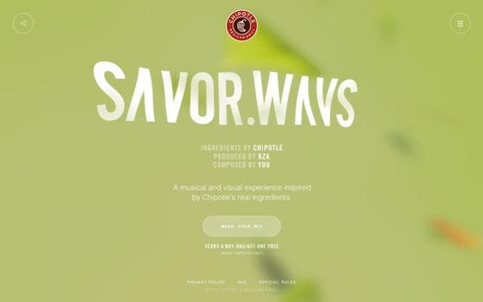 Savorwavs website preview