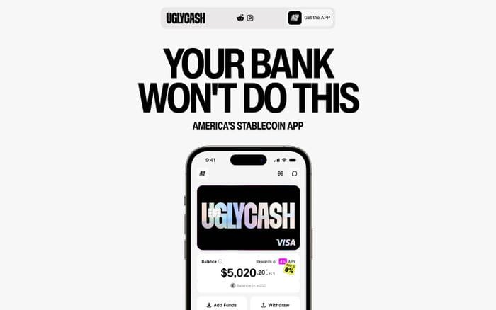 Ugly Cash website preview