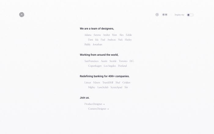Mercury’s design team website preview