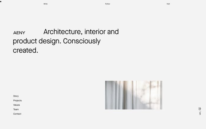 AENY website preview