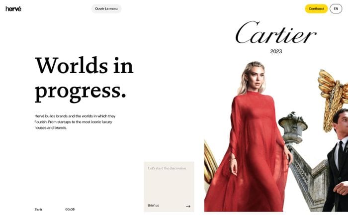 Herve Studio website preview