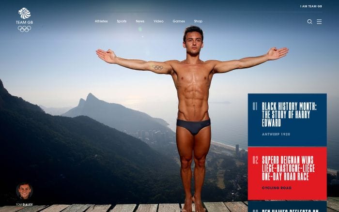  Team GB website preview