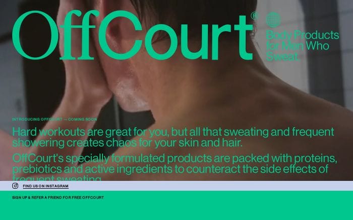 OffCourt website preview
