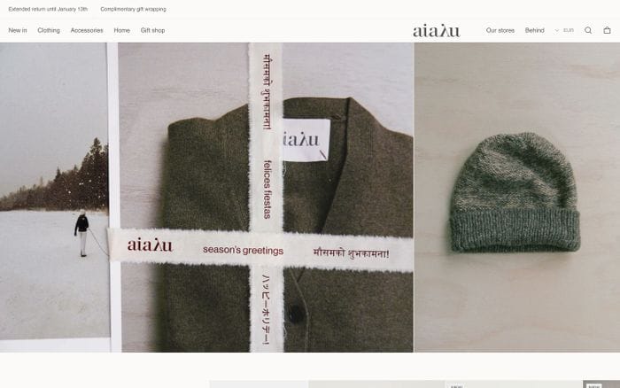 Aiayu website preview