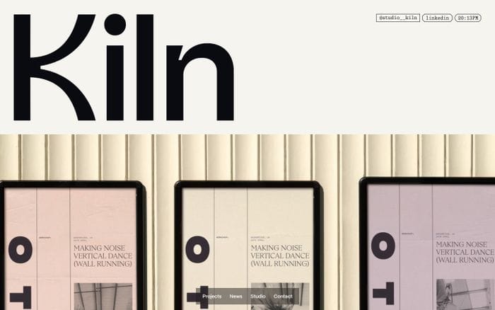 Studio Kiln website preview