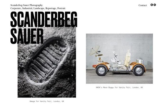 Scanderbegsauer website preview
