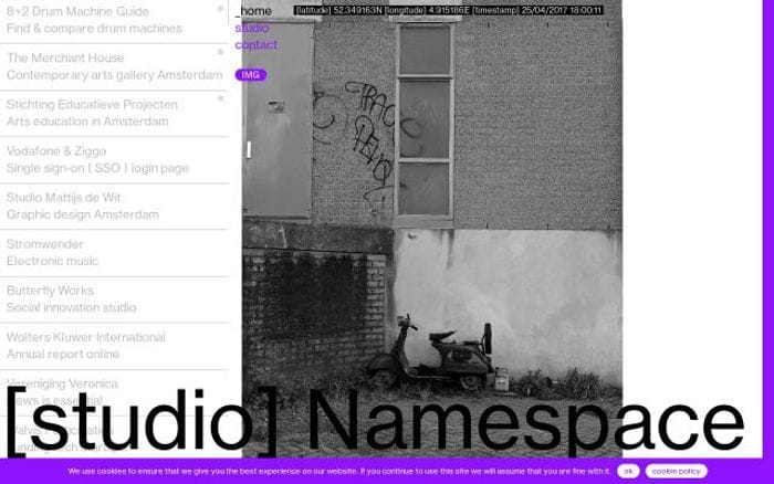 Namespace website preview