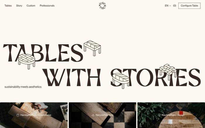 Fisch und Tisch website preview