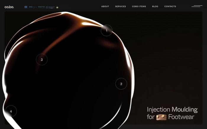 Cobo website preview