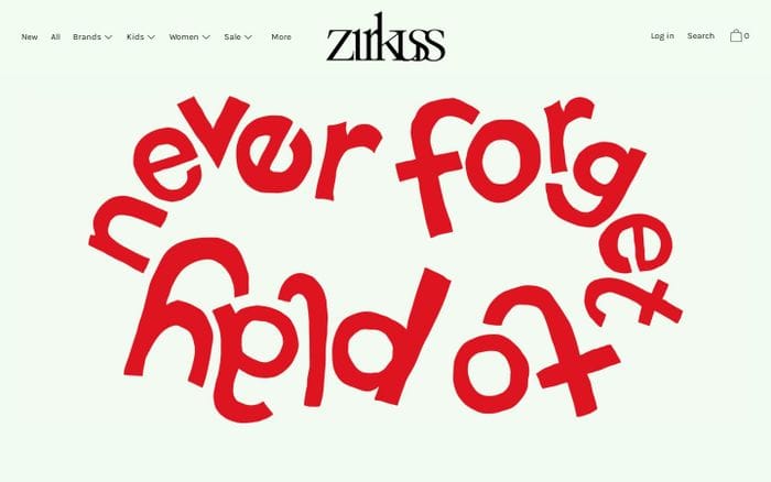 Zirkuss - Love Kids Love - For kids from 0 to 16 years and women website preview