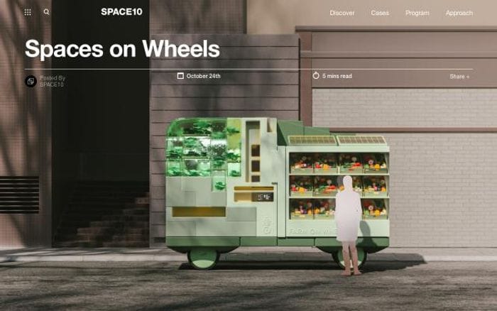 Space10 website preview