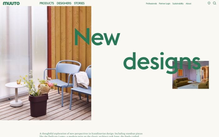 Muuto website preview