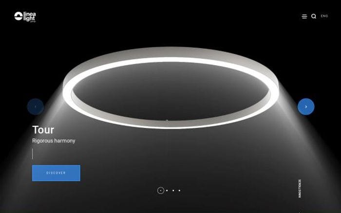 Linealight website preview