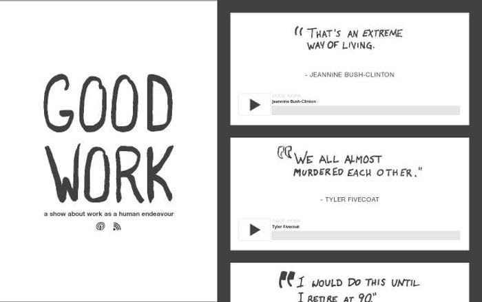 Goodwork website preview