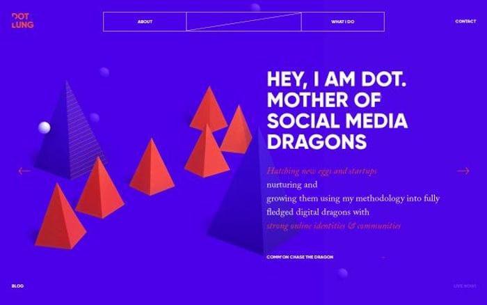 Dotlung website preview