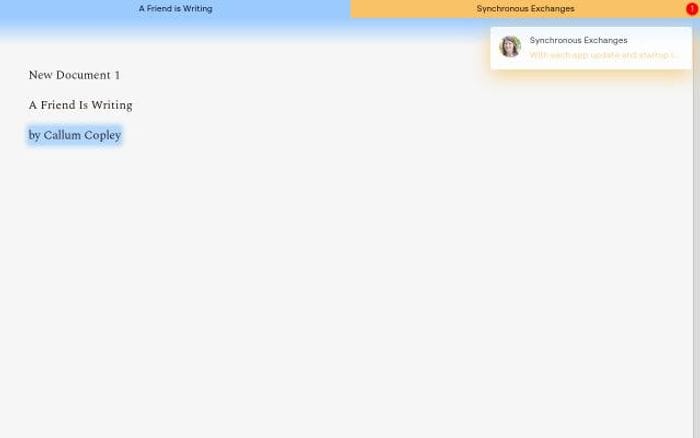 A-friend-is-writing website preview