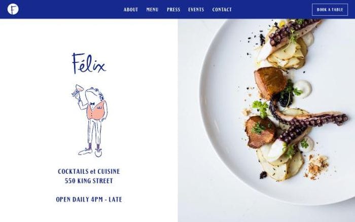Felixchs website preview