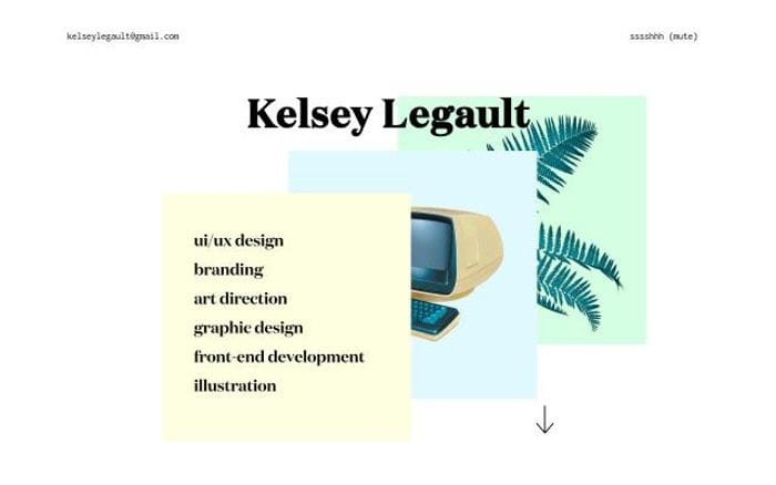 Kelseylegault website preview
