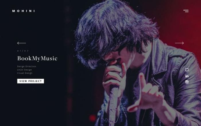 Ameliemohinifabre website preview