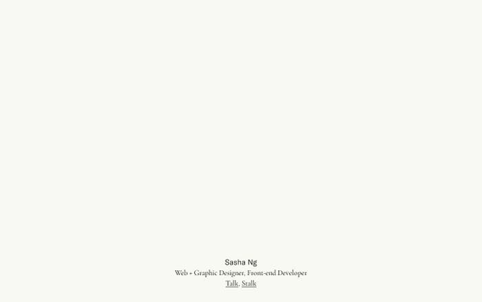 Sasha Ng website preview