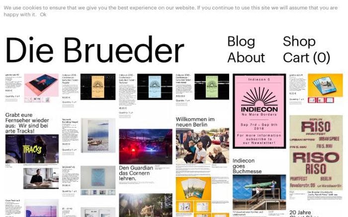 Diebrueder website preview