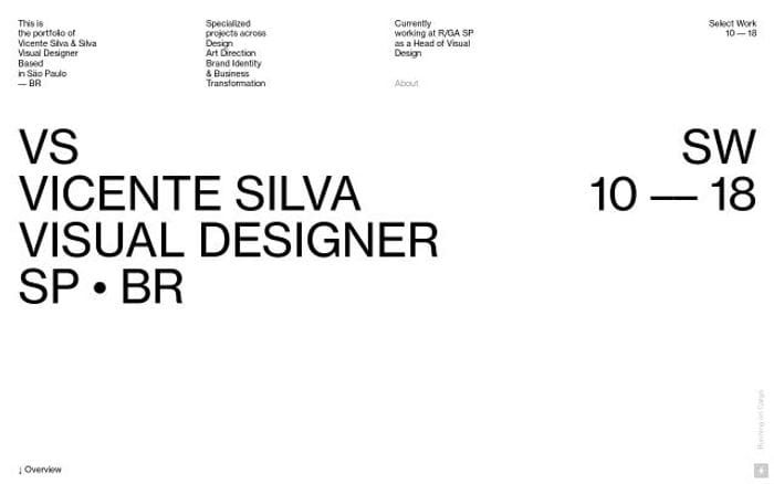 Vicentesilva website preview