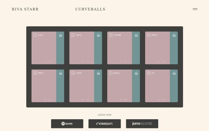 Curveballs website preview