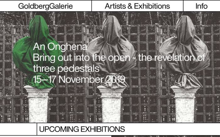 GoldbergGalerie website preview