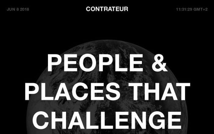 Contrateur website preview