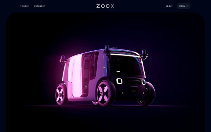 Zoox website preview