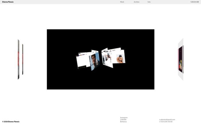 Etienne Planeix website preview