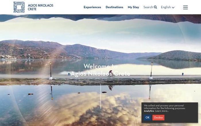 Agiosnikolaoscrete website preview