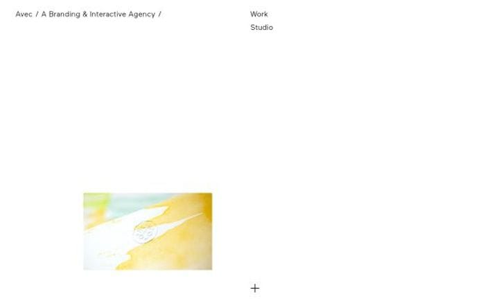 Avec website preview