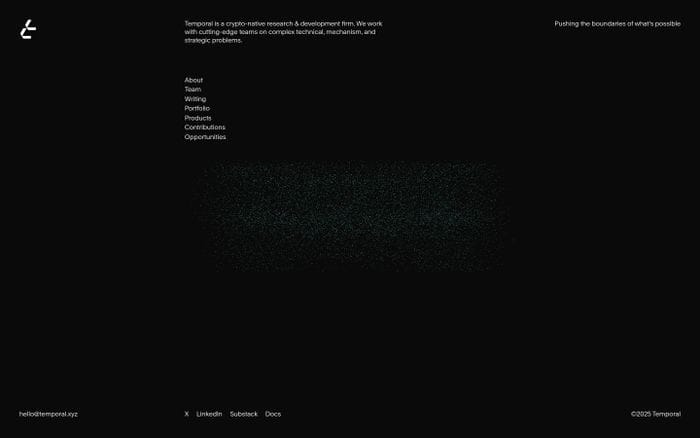 Temporal website preview