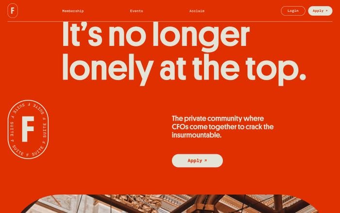 F Suite website preview
