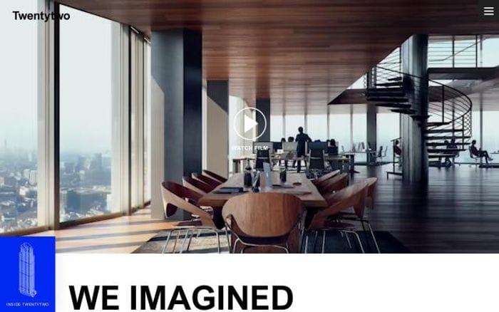 Twentytwolondon website preview