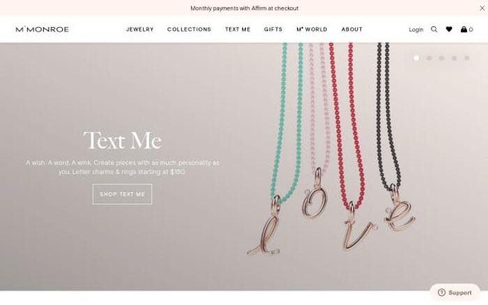 Mmonroe website preview