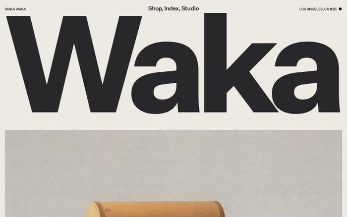 Waka Waka website preview