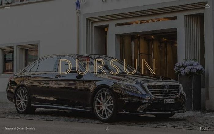 Dursun-limousine website preview